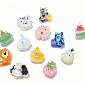 acetate cartoon claw clips