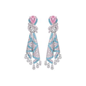 Wholesale Retro copper earrings with a light luxury