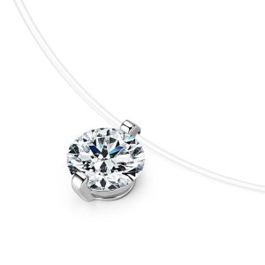 Wholesale D-color moissanite collarbone chain s925 silver necklace