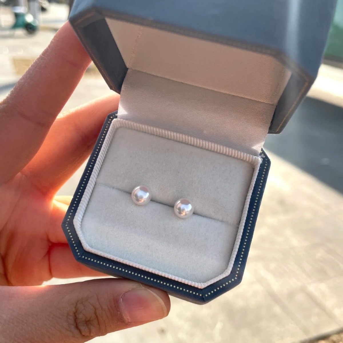 Wholesale Natural Freshwater Pearl Earrings - 图片 2