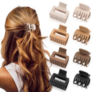 Wholesale 4cm milk coffee color series hair claw hair accessories