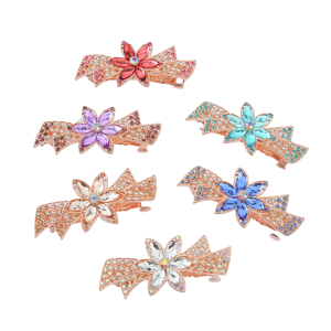 Wholesale large alloy Korean version rhinestone ponytail headpiece hair clip