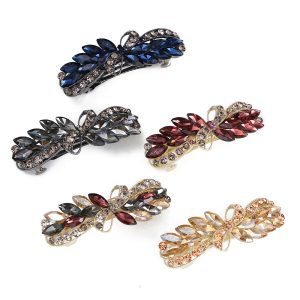 Wholesale vintage crystal hair clip headwear for women daily use