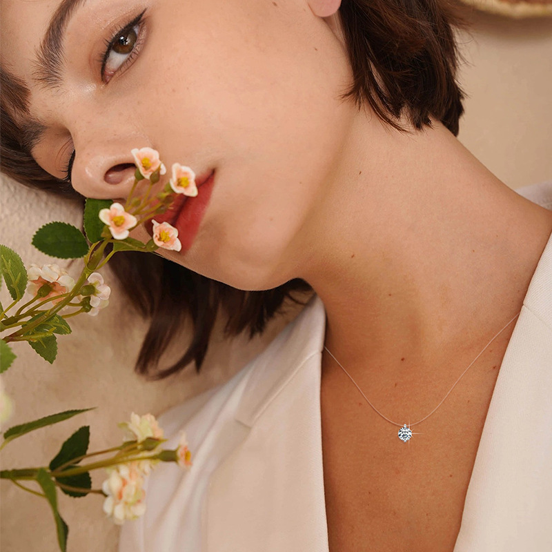 wholesale daily use moissanite necklace