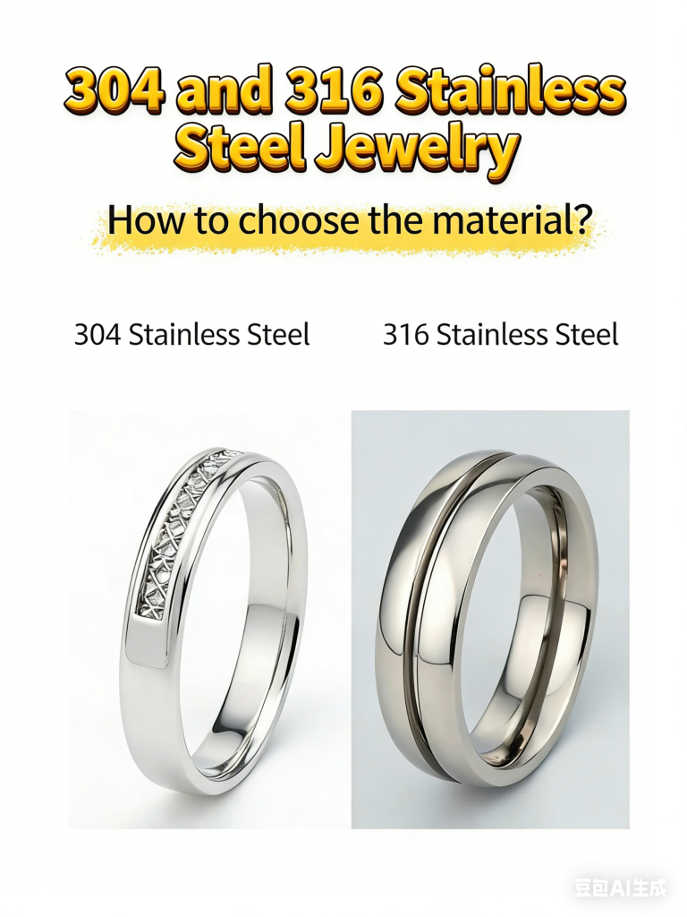 stainless steel jewelry 316 vs 304