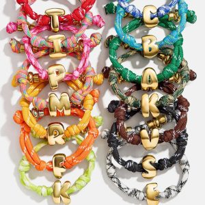 Wholesale DIY Double-Sided Bubble 26 English Alphabet Personalized Bracelet