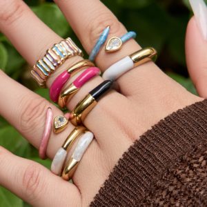 Dopamine-Stainless-Steel-Enamel-Ring