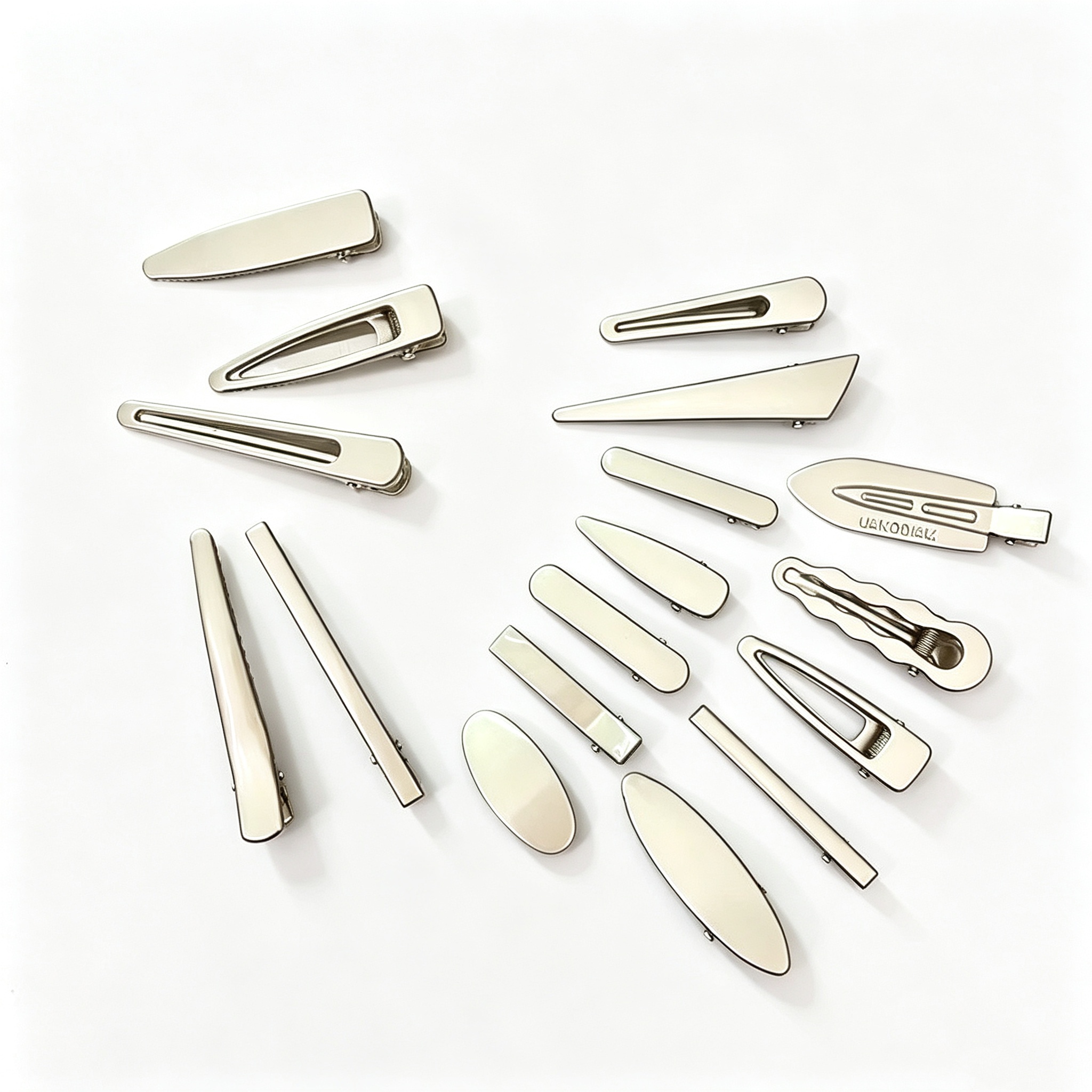 Metal hair side clips