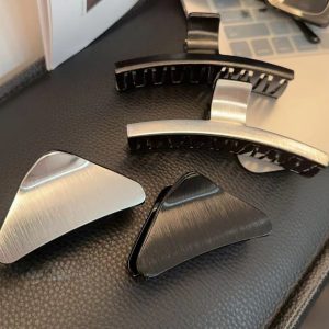 Metal hairpin shark clip