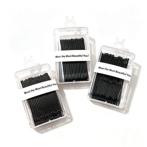 Black boxed steel clip